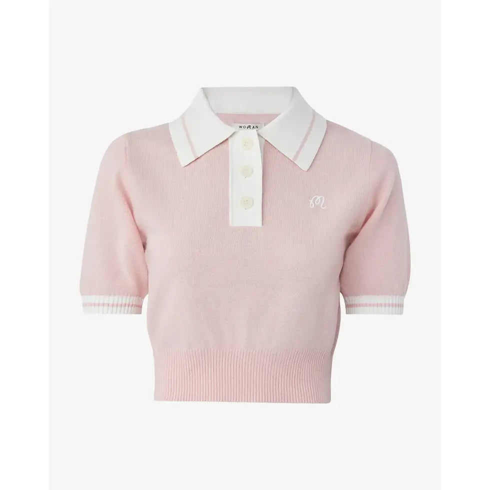 Malbon MIKAYLA KNIT CROPPED - DUSTY ROSE