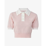 Malbon MIKAYLA KNIT CROPPED - DUSTY ROSE
