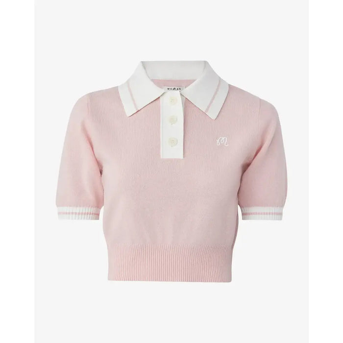 Malbon MIKAYLA KNIT CROPPED - DUSTY ROSE