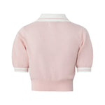 Malbon MIKAYLA KNIT CROPPED - DUSTY ROSE