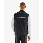 MALBON PERFORMANCE RIBBED PANEL VEST - BLACK