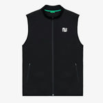 MALBON PERFORMANCE RIBBED PANEL VEST - BLACK
