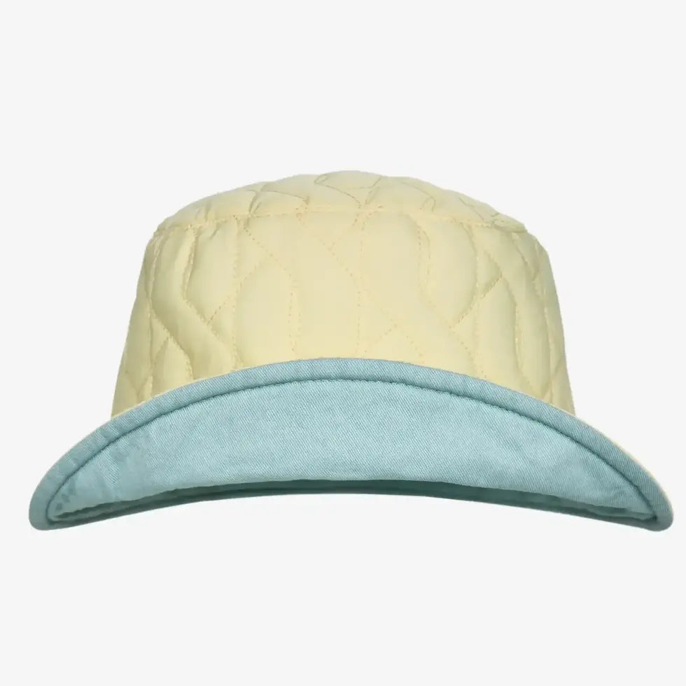 Malbon REVERSIBLE VELASCO BUCKET HAT - WAX YELLOW / SURF SPRAY
