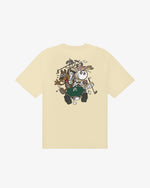 Malbon TWO MAN SCRAMBLE T-SHIRT LIGHT KHAKI